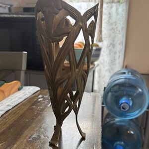 Ornate Bronze Metal Vase